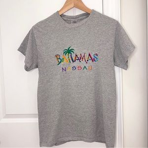 Bahamas Nassau Embroidered Tee